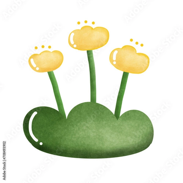 Obraz mushrooms in grass