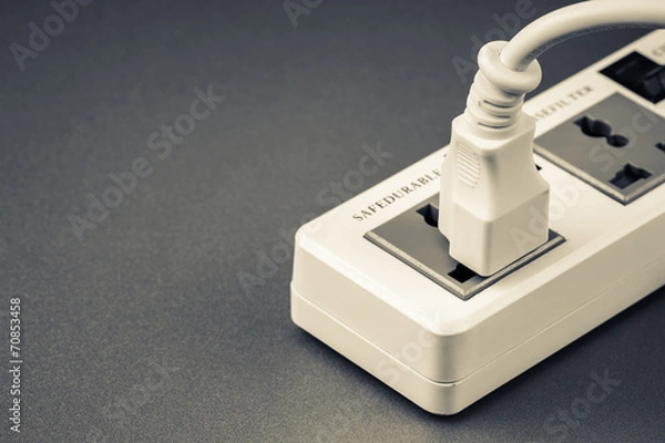 Fototapeta Socket and plug