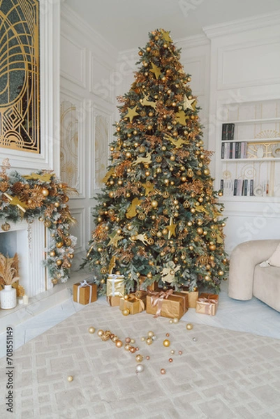 Obraz New year decoration in interior