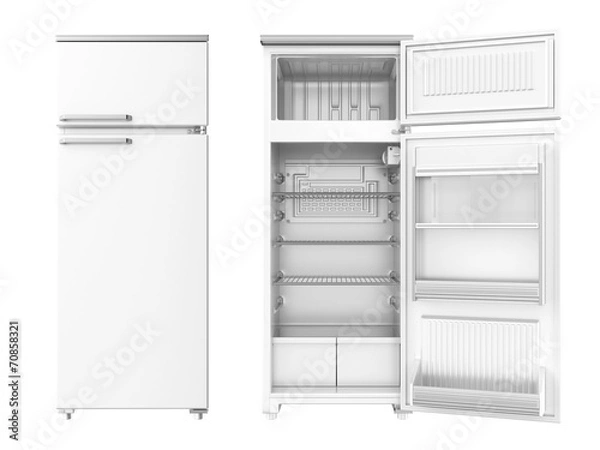 Obraz Refrigerator. 3D isolated