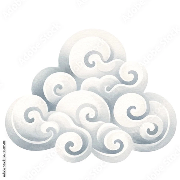 Obraz cloude style chinese