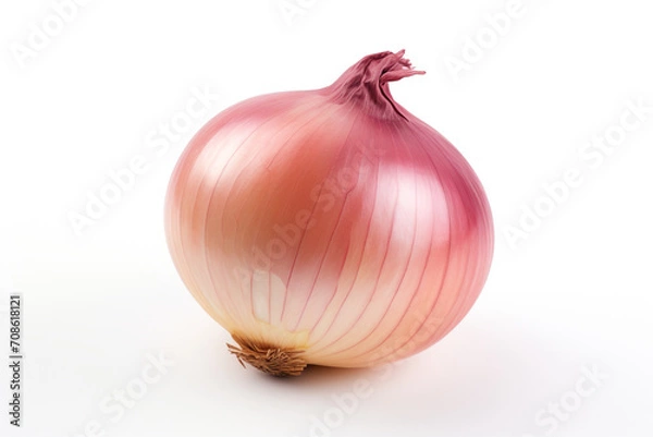 Obraz Onion isolated on white background created with Generative Ai
