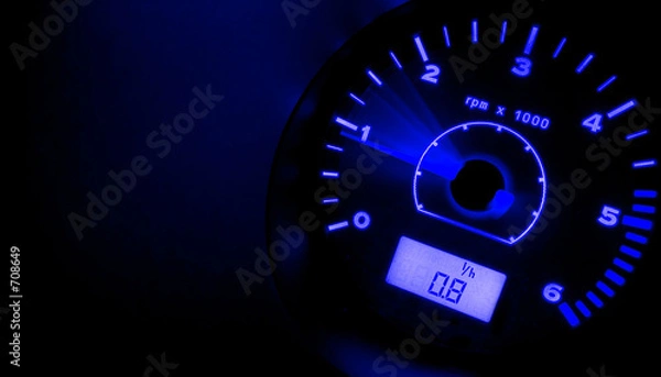 Fototapeta accelerate!!! blue