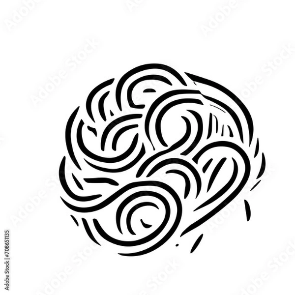 Fototapeta noodle vector set design