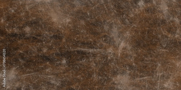 Fototapeta Brown scraped rusty grungy background. abstract brown leather texture may used as background and can be old wooden dirty background