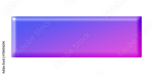 Obraz pink button on white background