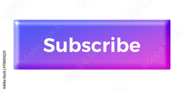 Obraz Subscribe Buttons on white background