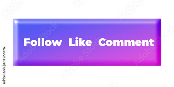 Obraz Follow Like Share Button