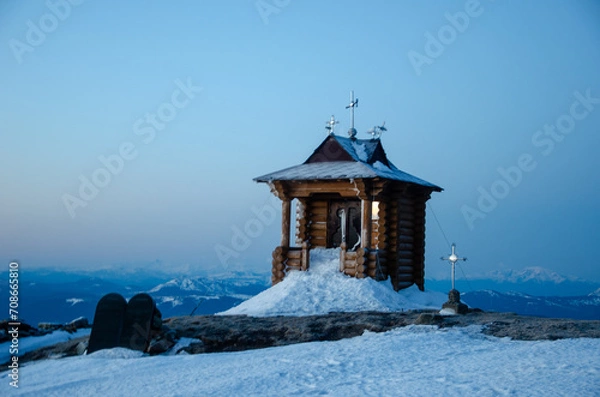 Obraz lantern in the snow