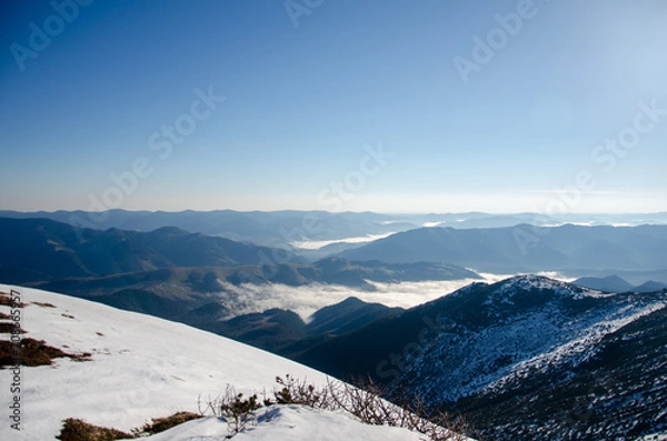 Obraz ski resort in the mountains