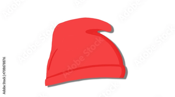 Obraz Red riding hood. It was popular in some countries of ancient Europe.