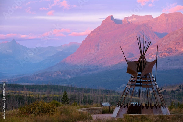 Obraz Glacier National Park Teepee 