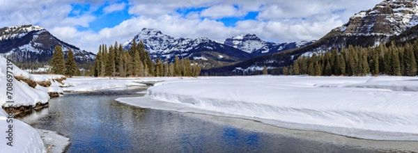Obraz Yellowstone Winter Panorama