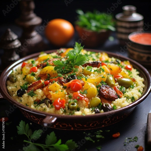 Fototapeta background of a motivation post with a man looking at the sunset