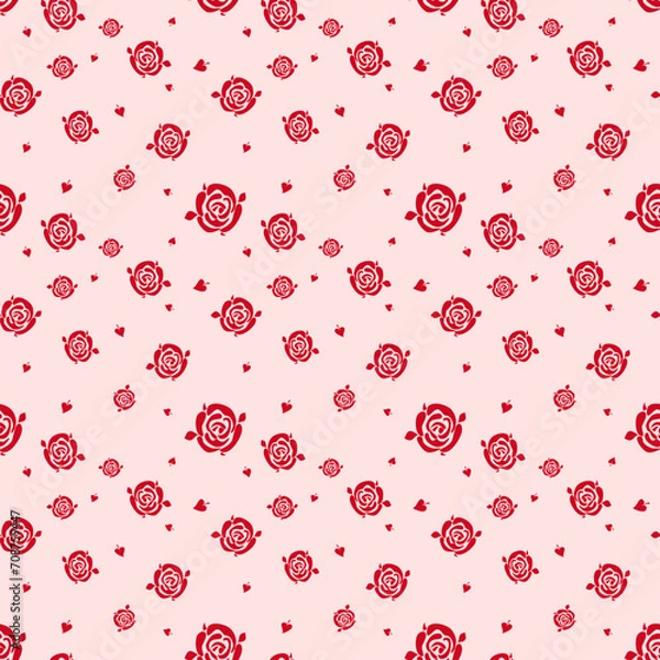 Obraz seamless rose pattern 