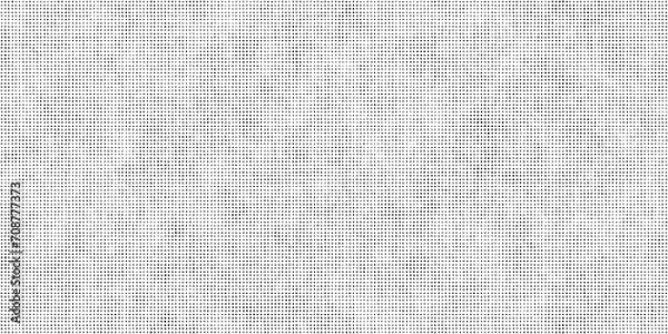 Obraz Seamless vintage distressed small halftone dot background pattern. Grunge black and white printer ink raster dots transparent texture overlay. Retro comic book print making creative concept backdrop.