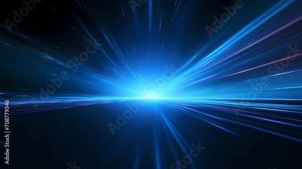 Fototapeta Modern digital abstract 3D background, can be used to describe network, process flow, digital storage, science, education etc.