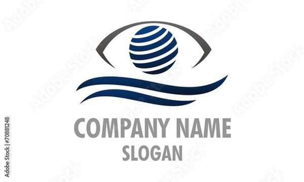 Fototapeta Jupiter Eye Logo