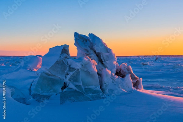 Obraz Arctic Ice Sunset
