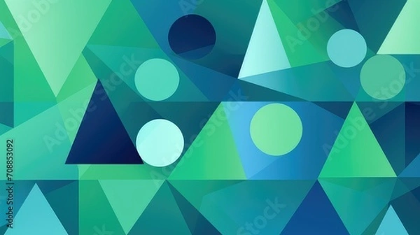 Fototapeta abstract trendy geometric background illustration modern minimal, design vibrant, stylish hip abstract trendy geometric background