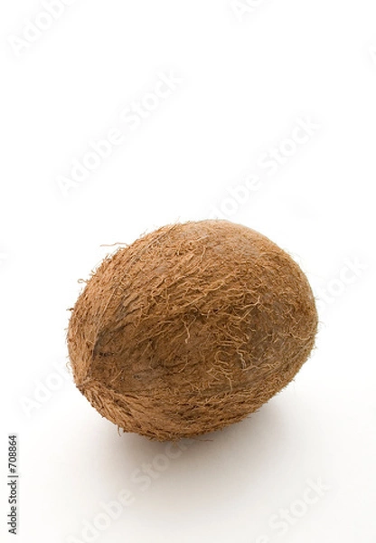 Fototapeta coconut on white