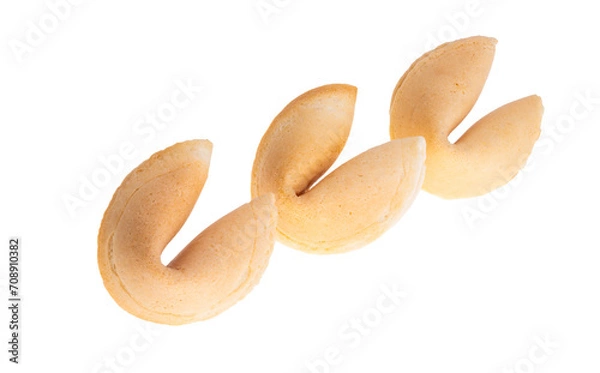 Fototapeta fortune cookie isolated