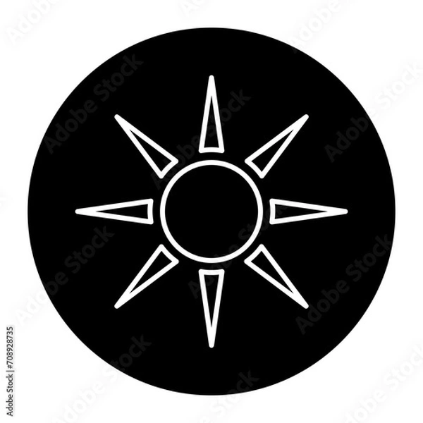 Obraz spring glyph icon