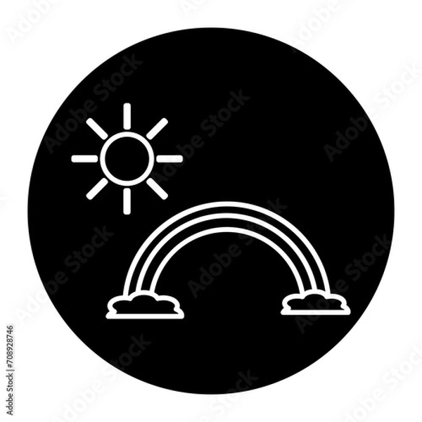 Obraz spring glyph icon