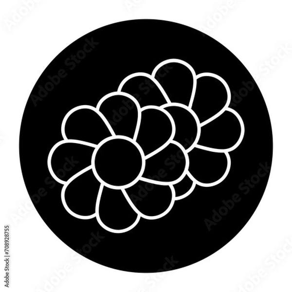 Obraz spring glyph icon