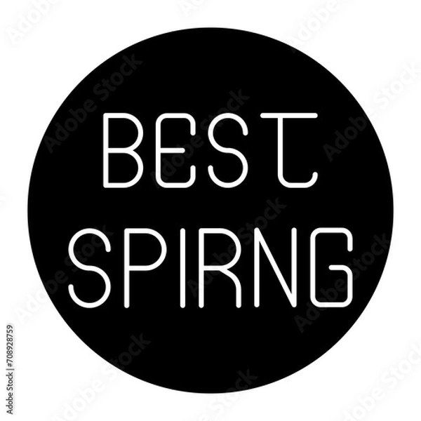 Obraz spring glyph icon