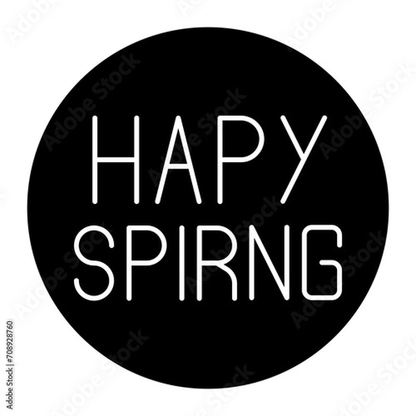 Obraz spring glyph icon