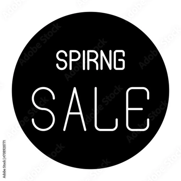 Obraz spring glyph icon