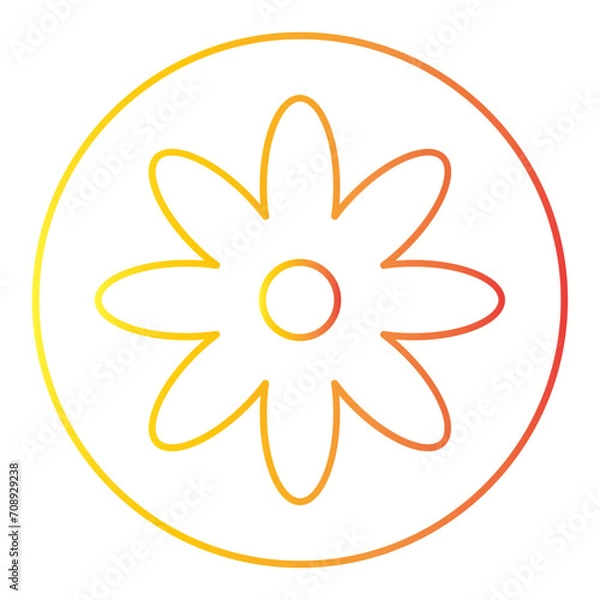 Obraz spring gradien icon