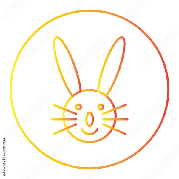 Obraz spring gradien icon