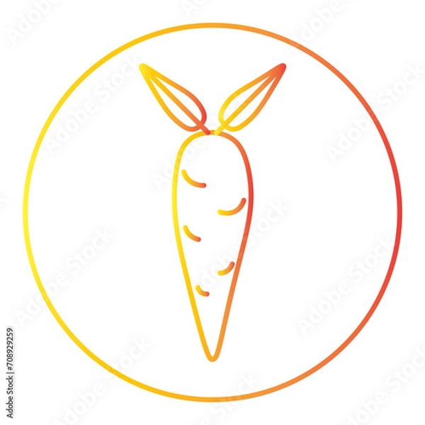 Obraz spring gradien icon