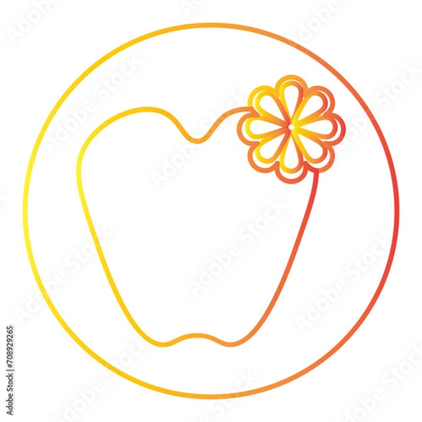 Obraz spring gradien icon