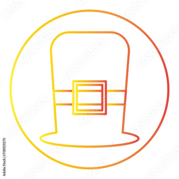 Obraz spring gradien icon