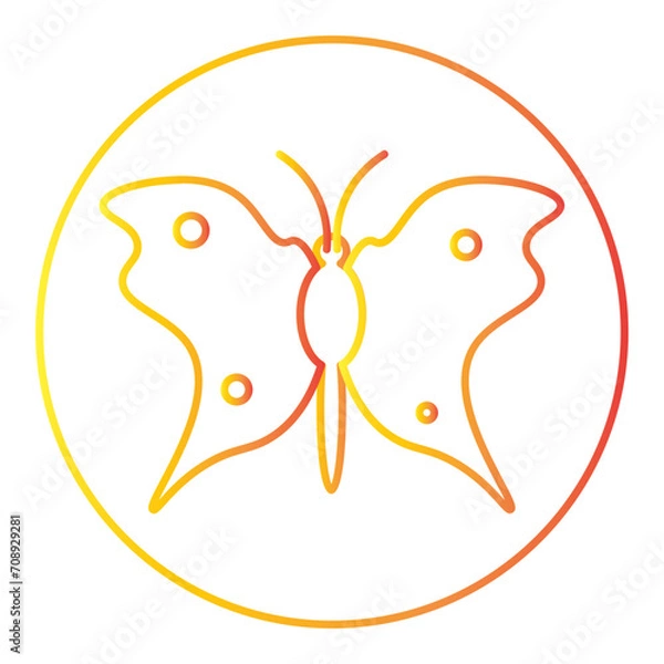 Obraz spring gradien icon