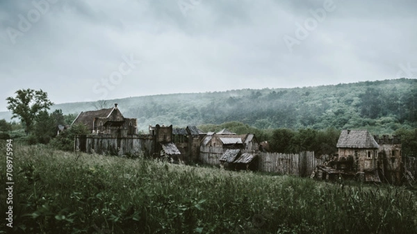 Obraz house in the mountains