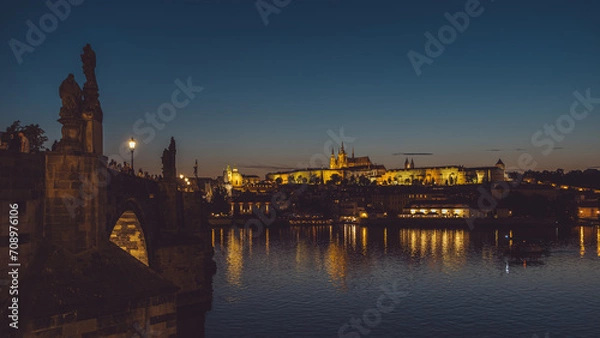 Obraz charles bridge city