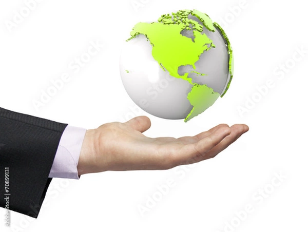 Fototapeta global concept