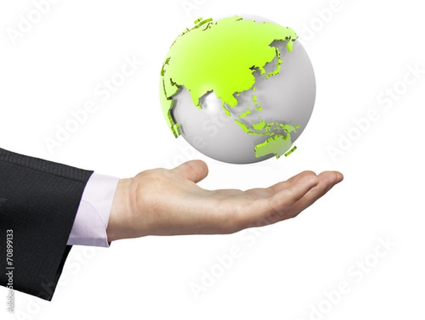 Fototapeta global concept