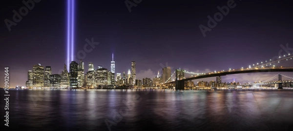 Fototapeta Trybute światła pano