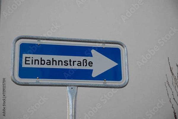 Fototapeta Einbahnstraße