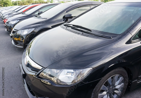 Obraz samochody miejskie