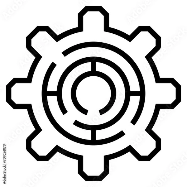 Fototapeta Sophistication Icon Element For Design