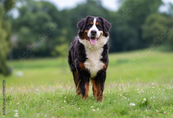 Fototapeta bernese mountain dog