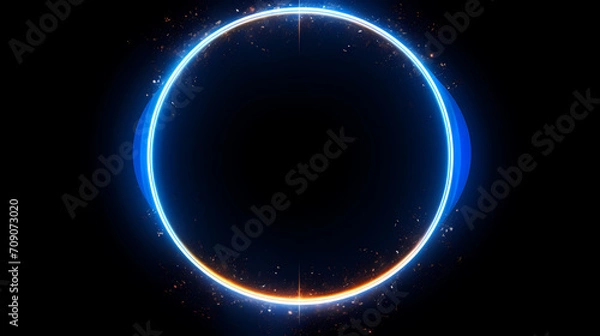 Fototapeta Abstract line art background, technological background