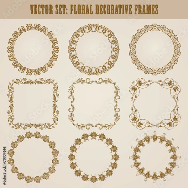 Fototapeta decorative frame