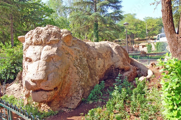 Obraz Stone lion, Ifrane, Morocco